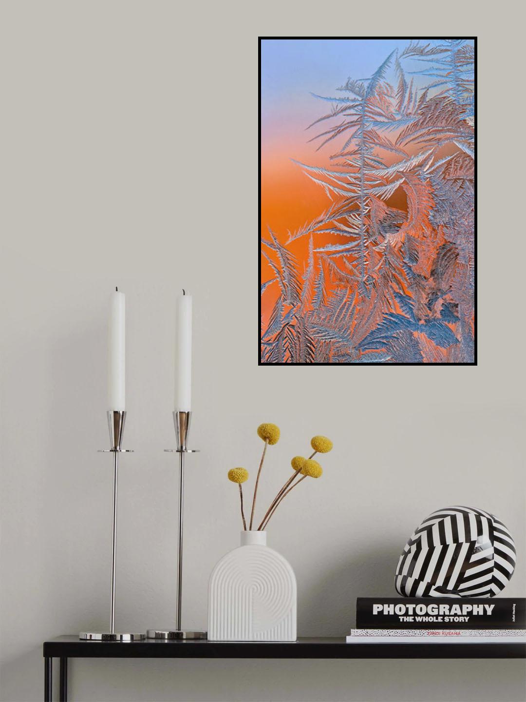 Ice flower Poster och Canvastavla