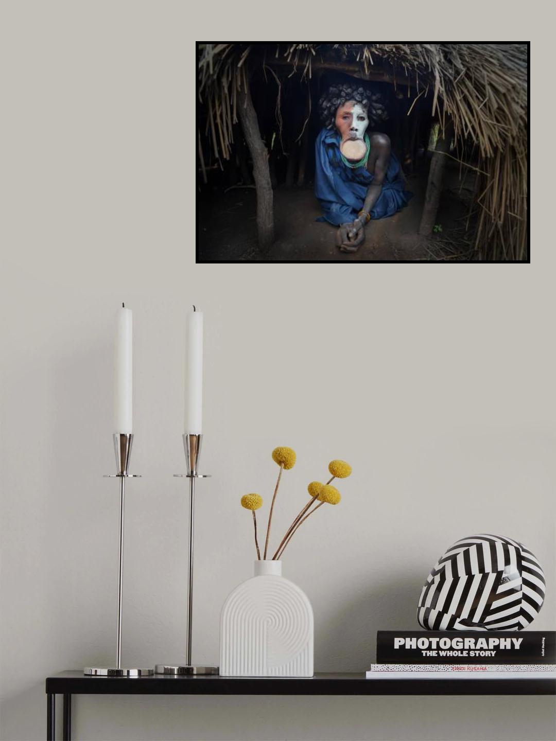 Ethiopian Suri tribes Poster och Canvastavla