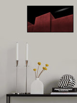 Red Wall Poster och Canvastavla