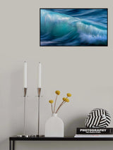 PAINTING GREEN WAVES (Part 1) Poster och Canvastavla