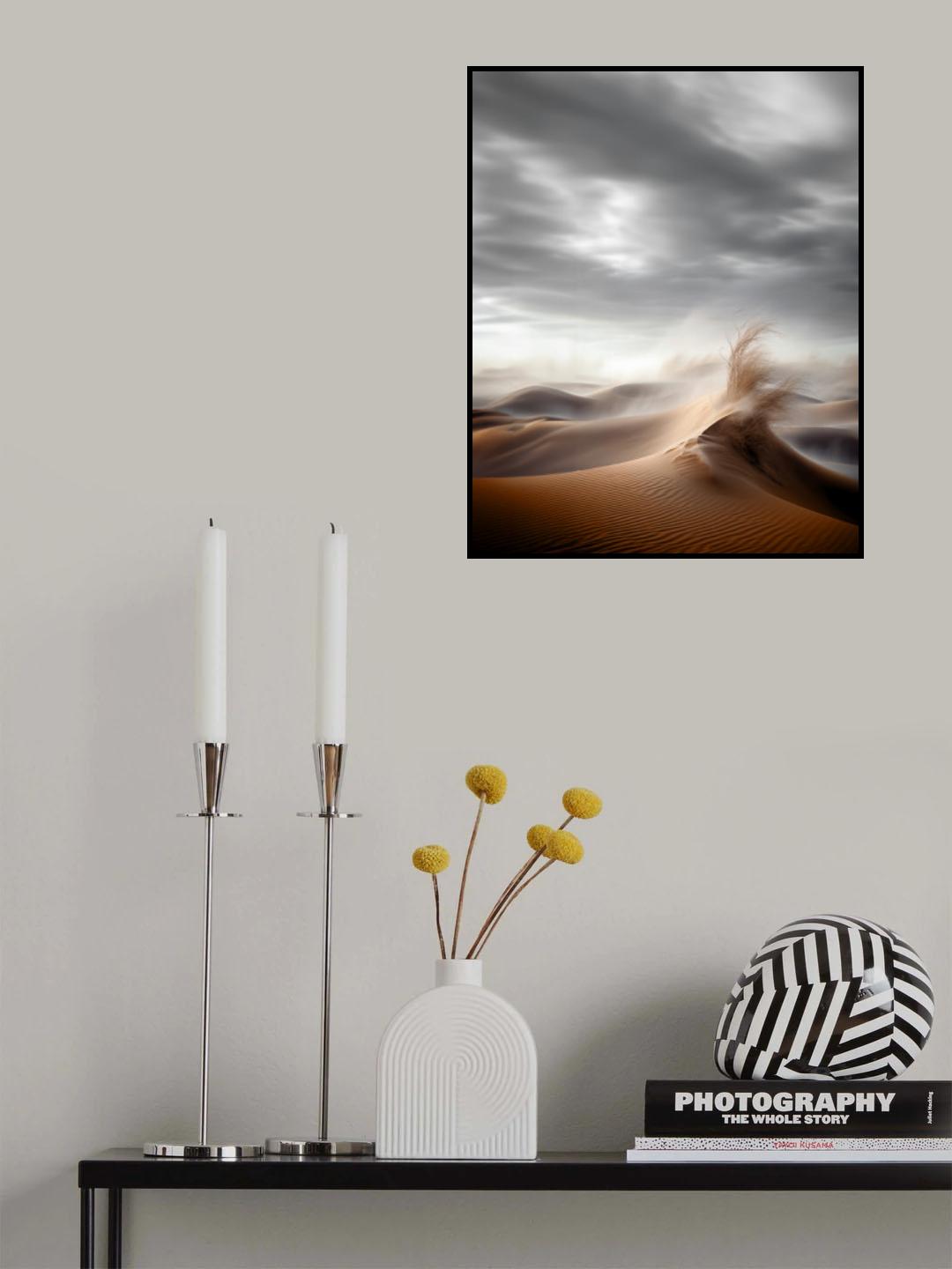 Desert Waves Poster och Canvastavla