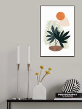 Tropical Villa Color and Shapes 04 Poster och Canvastavla