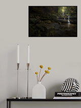 Blue Mountains Waterfalls Poster och Canvastavla
