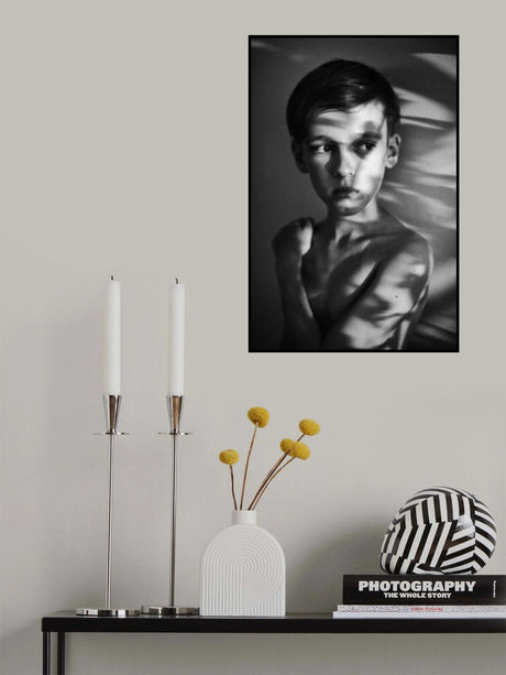 portrait in light and shadows Poster och Canvastavla