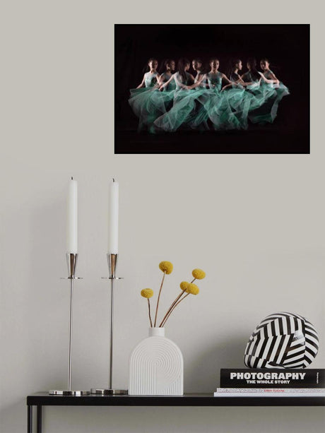 Whirling  Ballerina Poster och Canvastavla