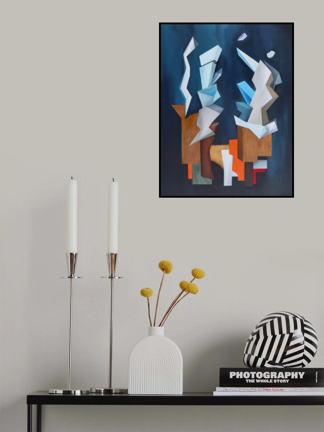 White bunches Poster och Canvastavla