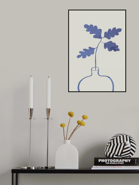 Blue Oak Plant Poster och Canvastavla