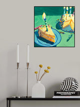 Birthday Cake Poster och Canvastavla