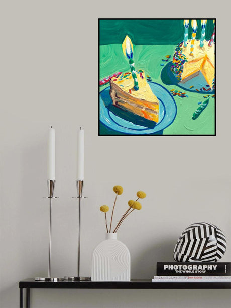 Birthday Cake Poster och Canvastavla