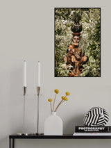 Woman and dog Poster och Canvastavla