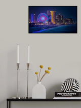 Summer Evening at the Beach Poster och Canvastavla