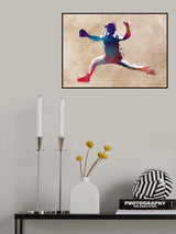 Baseball Sport Art 8 Poster och Canvastavla