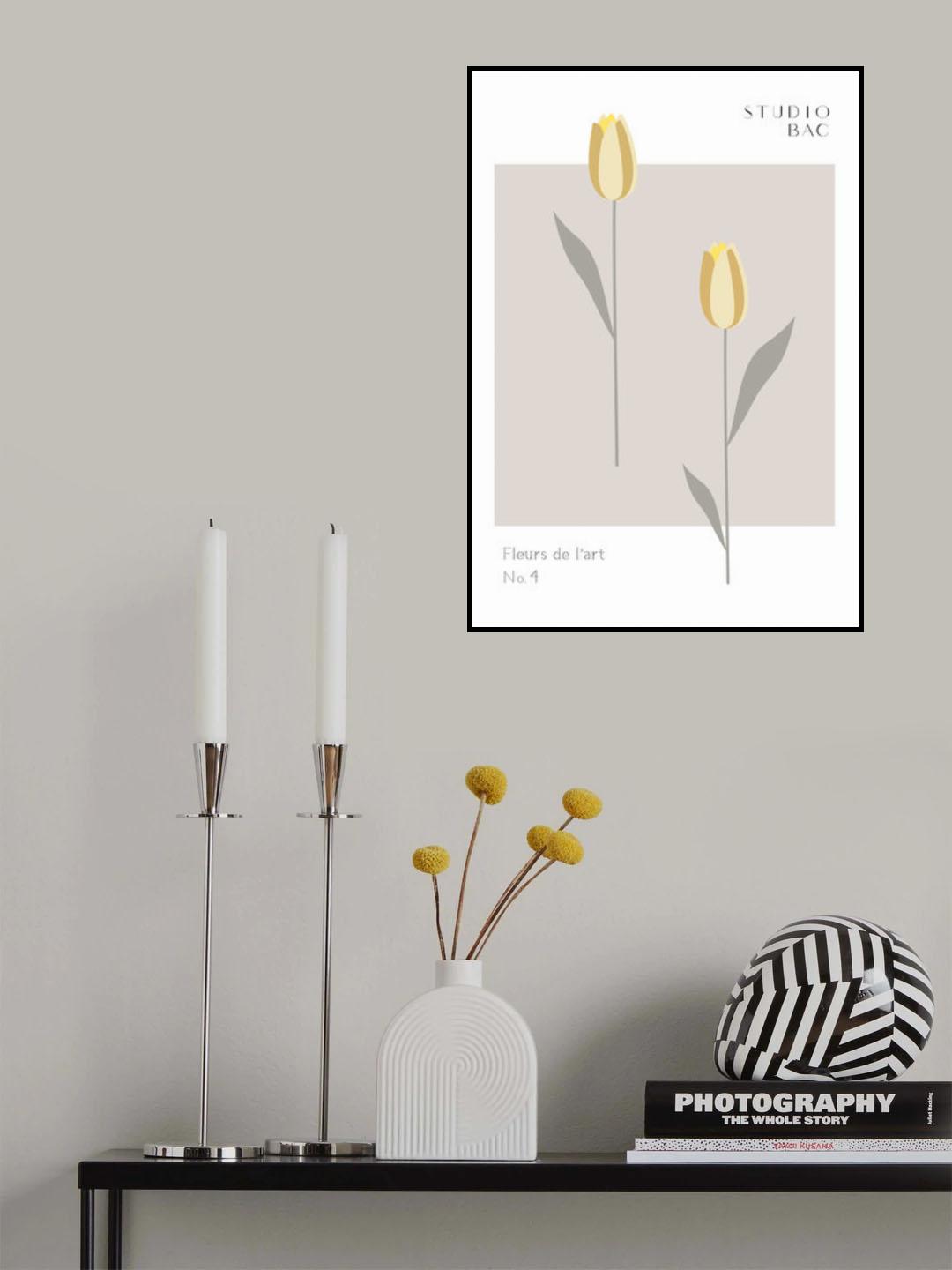 Tulips Studio Bac Poster och Canvastavla