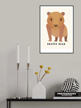 Bear Poster och Canvastavla