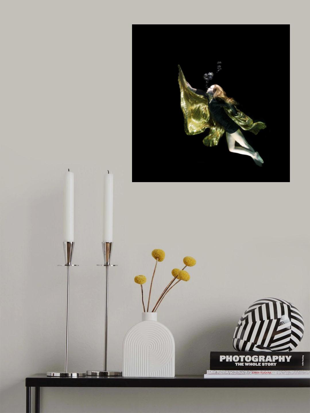 underwater artistic portrait shooting Poster och Canvastavla