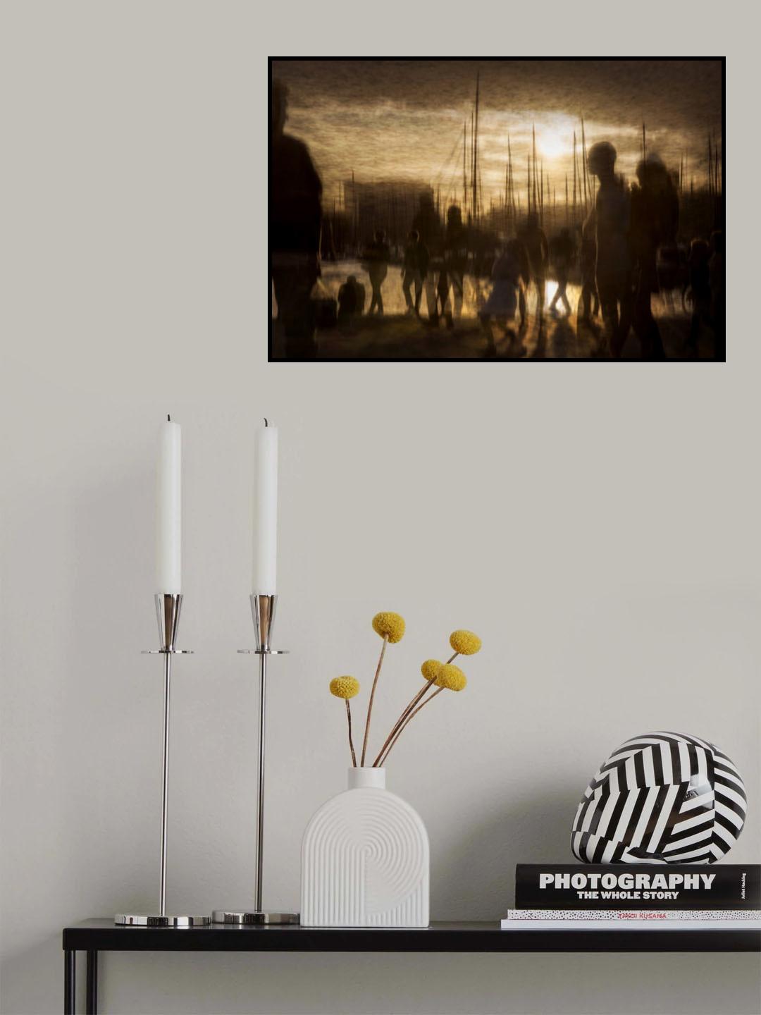 Moment of the golden clouds Poster och Canvastavla