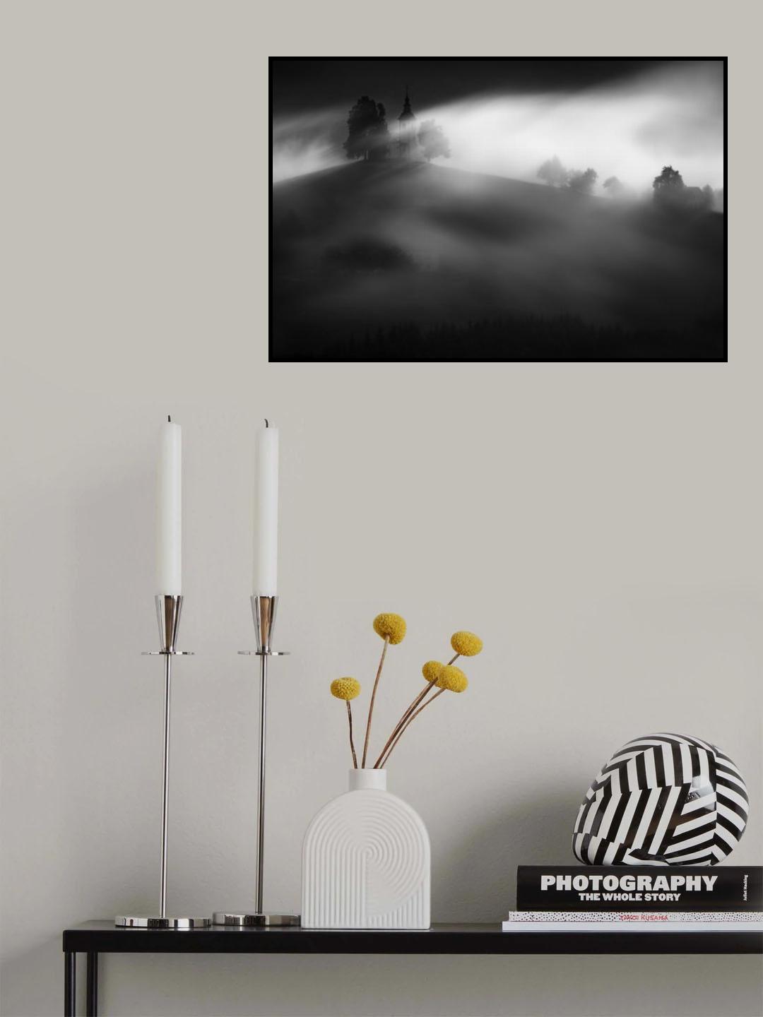 Sunrise at Skofja Loka Poster och Canvastavla