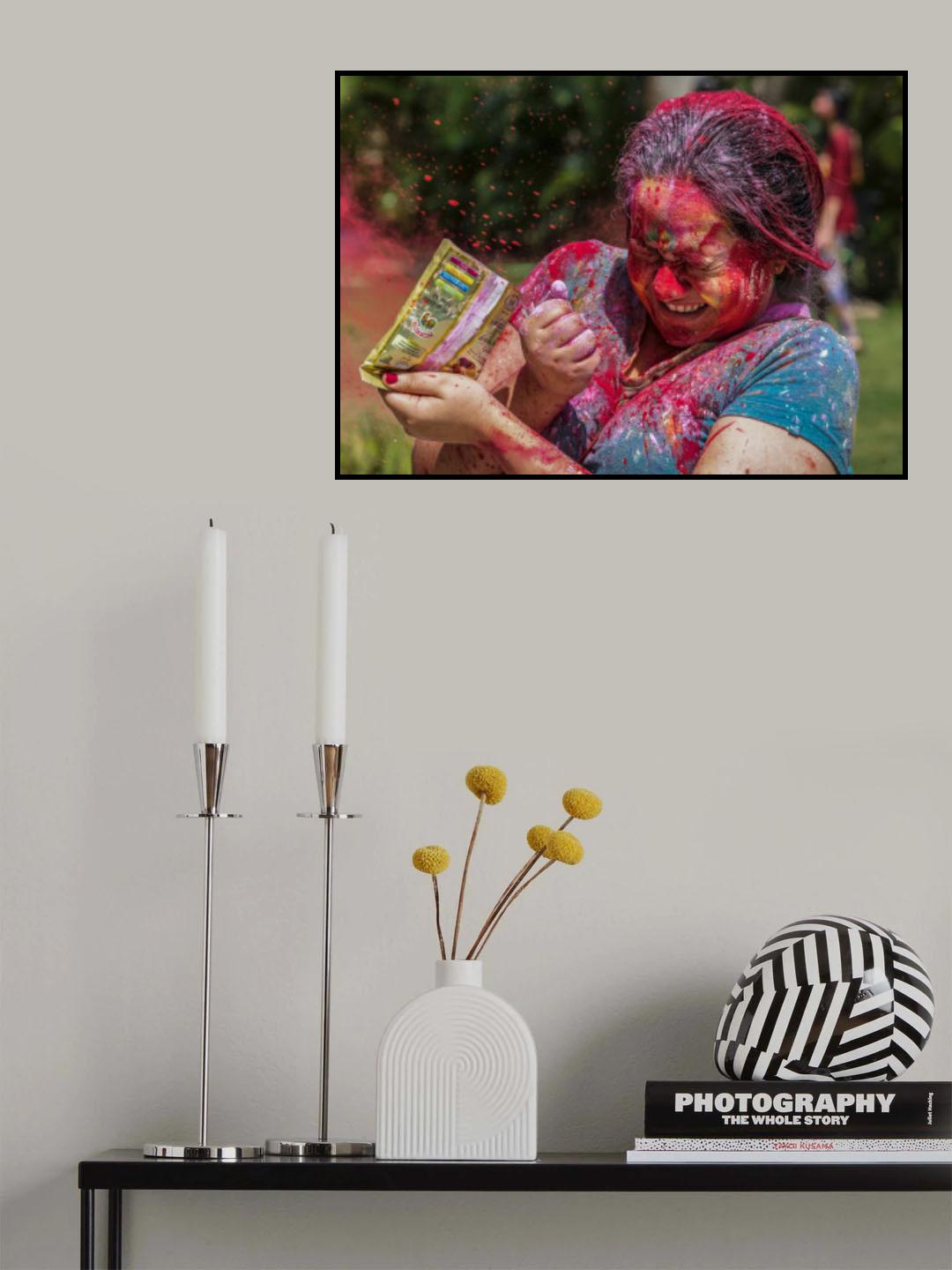 Holi  fun Poster och Canvastavla