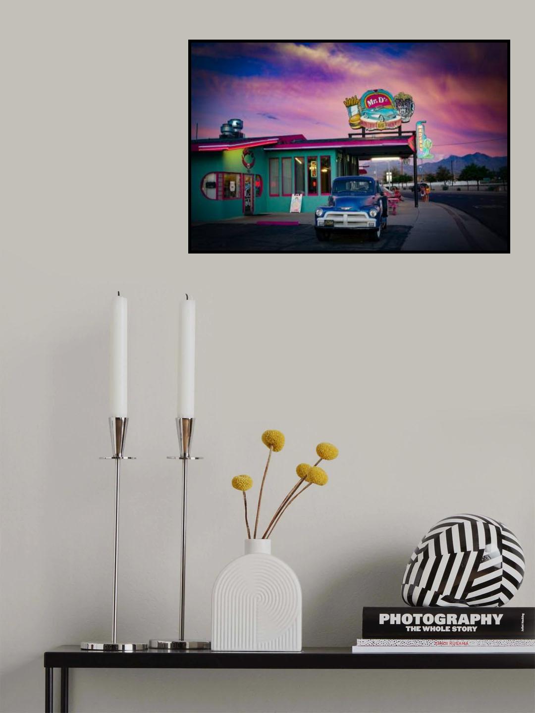Sunset above Kingman Poster och Canvastavla