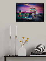 Sunset above Kingman Poster och Canvastavla