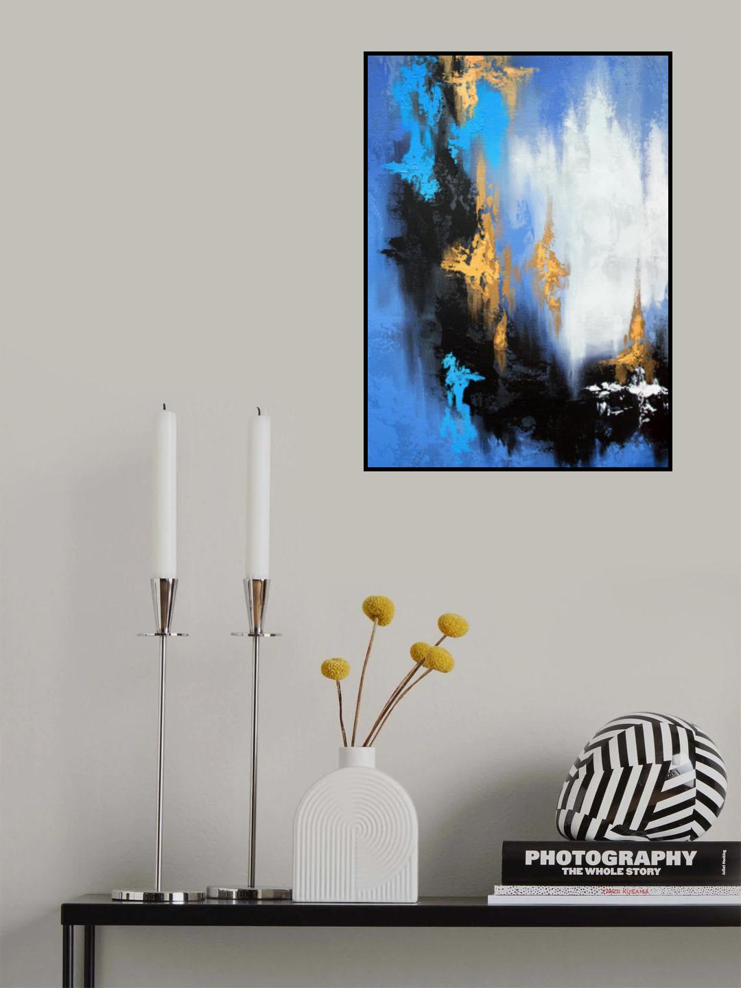 Parallel Gold 2 Poster och Canvastavla