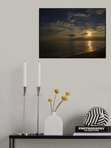 amazing sea view at sunset Poster och Canvastavla