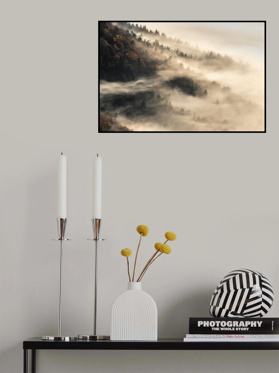 Creamy mountain ...c Poster och Canvastavla