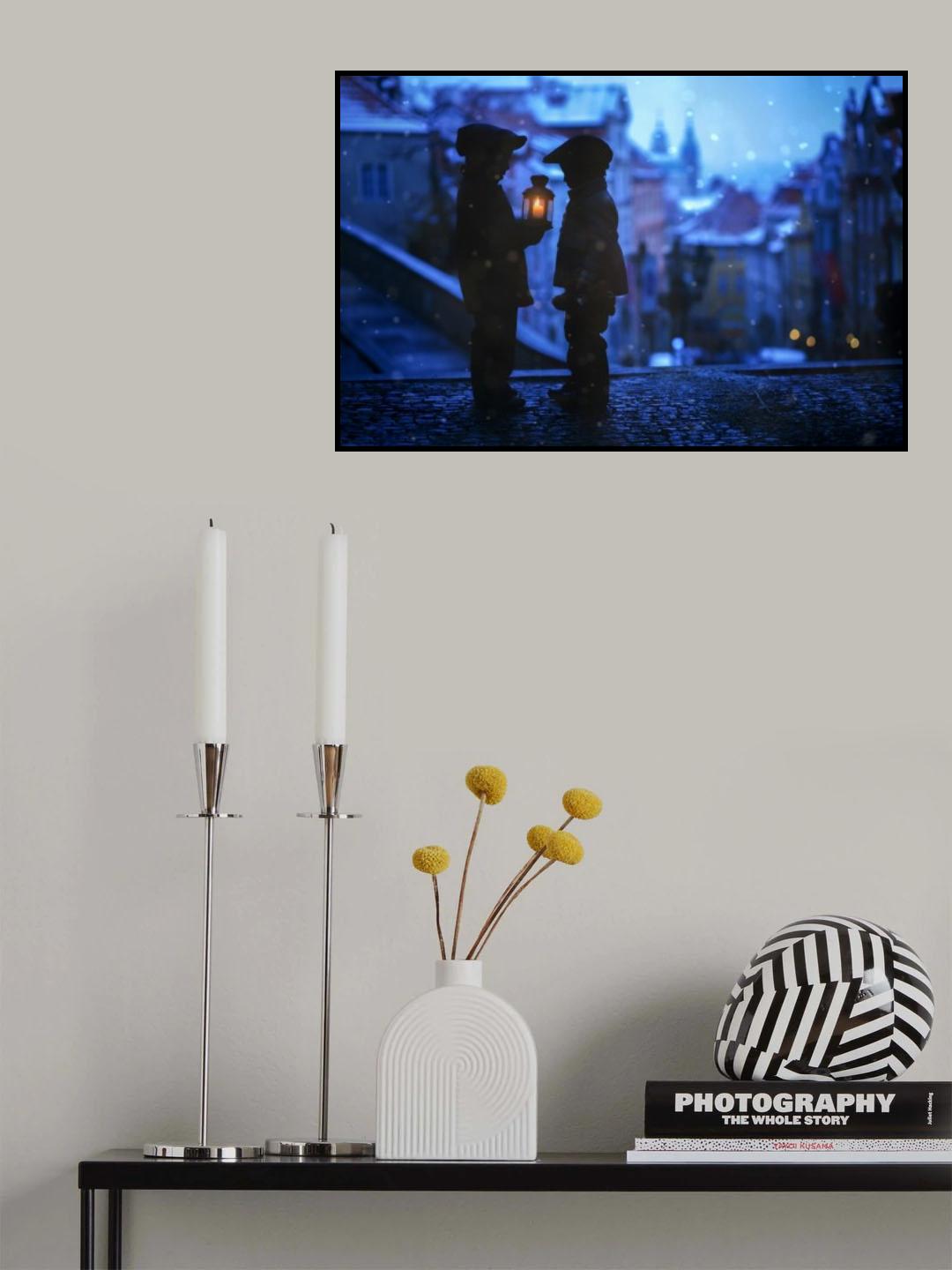Twinkle Twinkle Little Flame Poster och Canvastavla