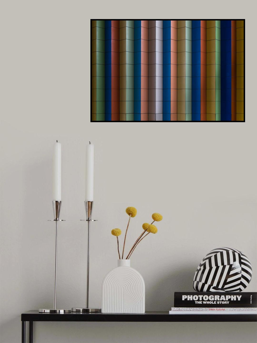 colorful stripes Poster och Canvastavla