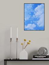 cloudy weather and sky background Poster och Canvastavla
