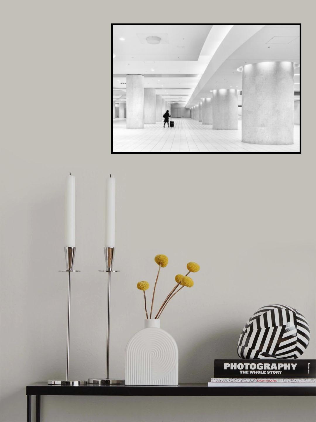 Underground walkway Poster och Canvastavla
