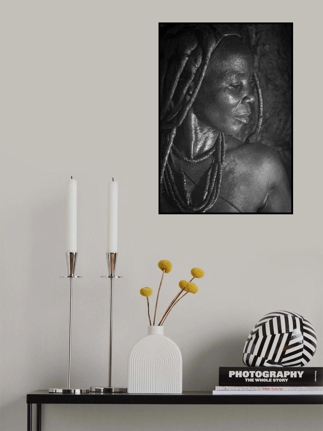 Himba woman in profile Poster och Canvastavla