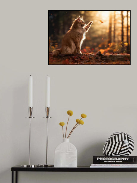 AutumnCat Poster och Canvastavla