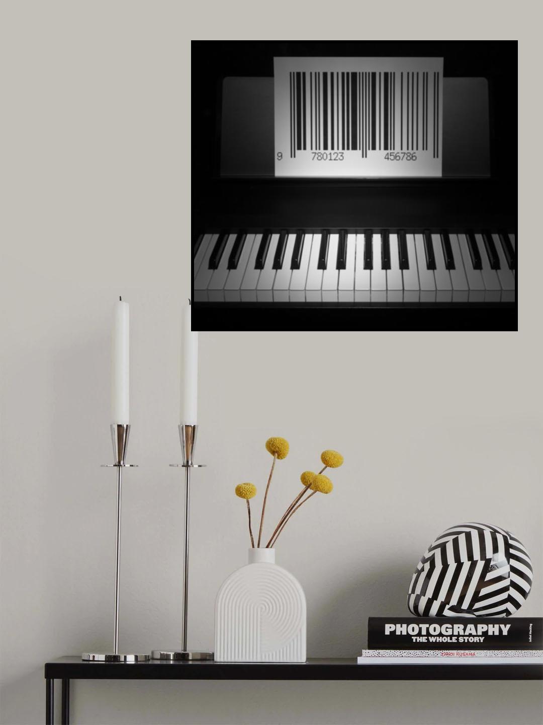 Play the piano Poster och Canvastavla