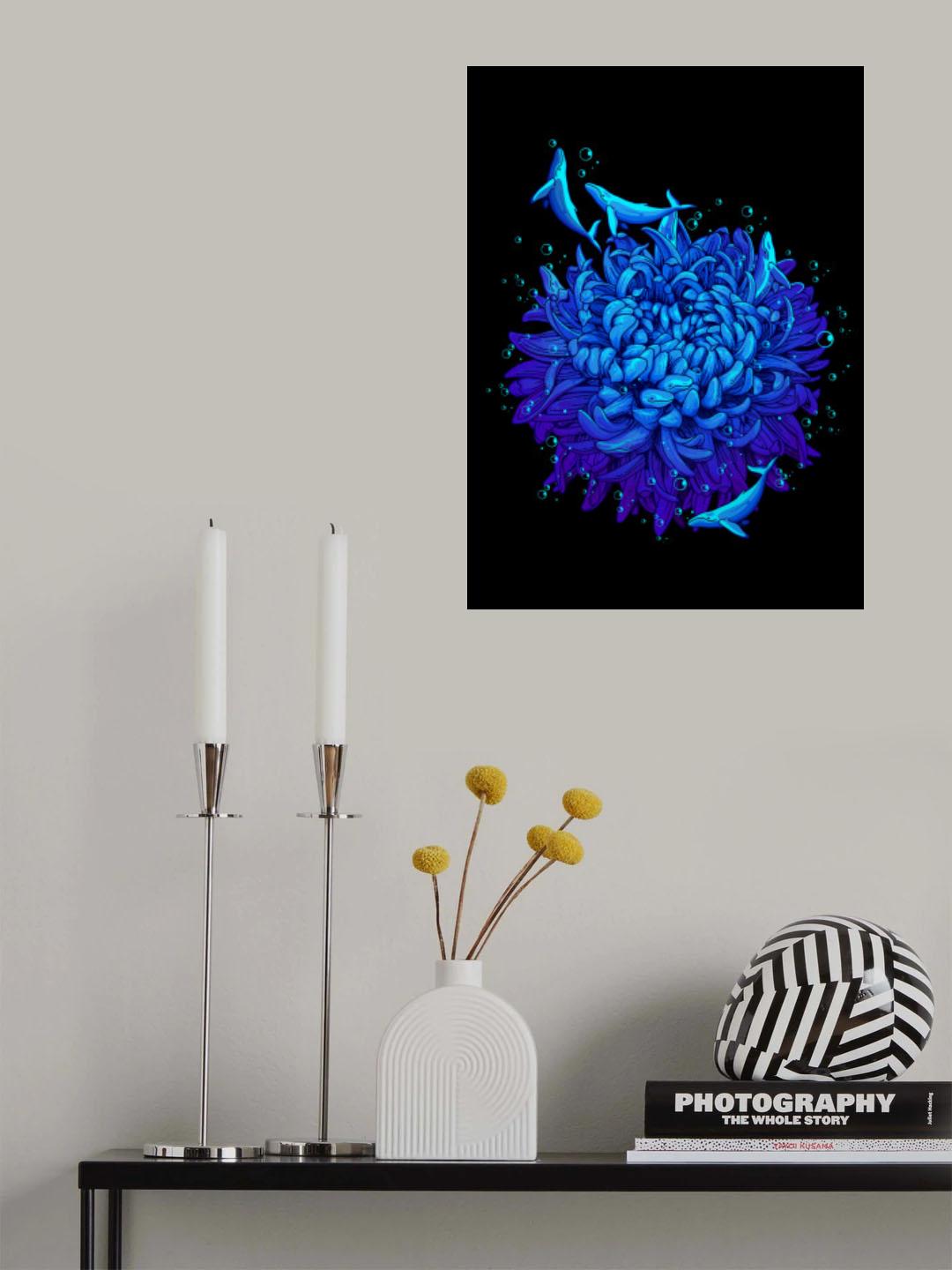 sea flower Poster och Canvastavla