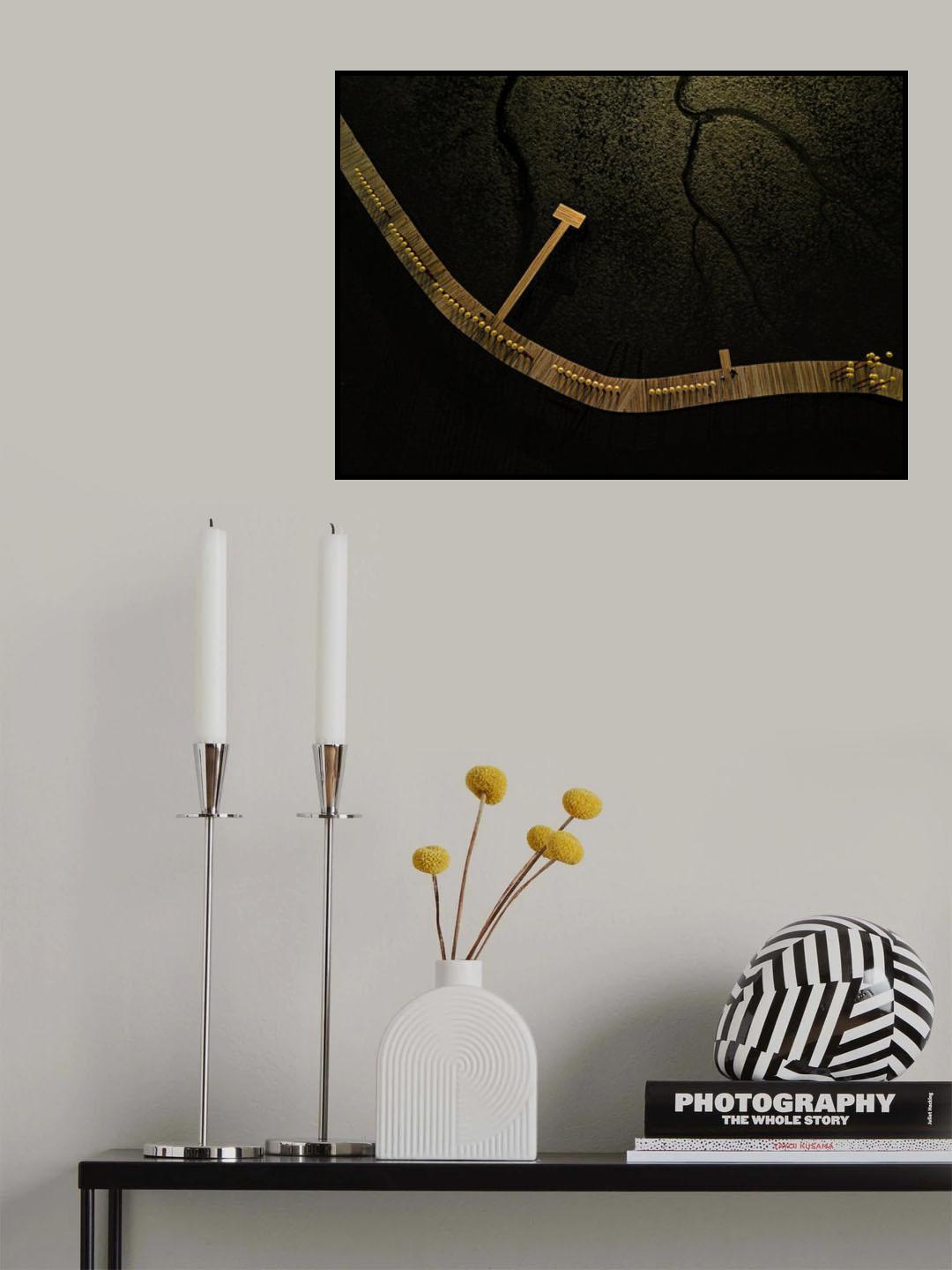 Curve Poster och Canvastavla