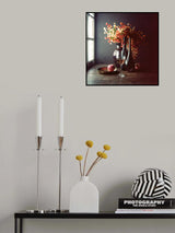 Still Life with Wine and an Apple Poster och Canvastavla