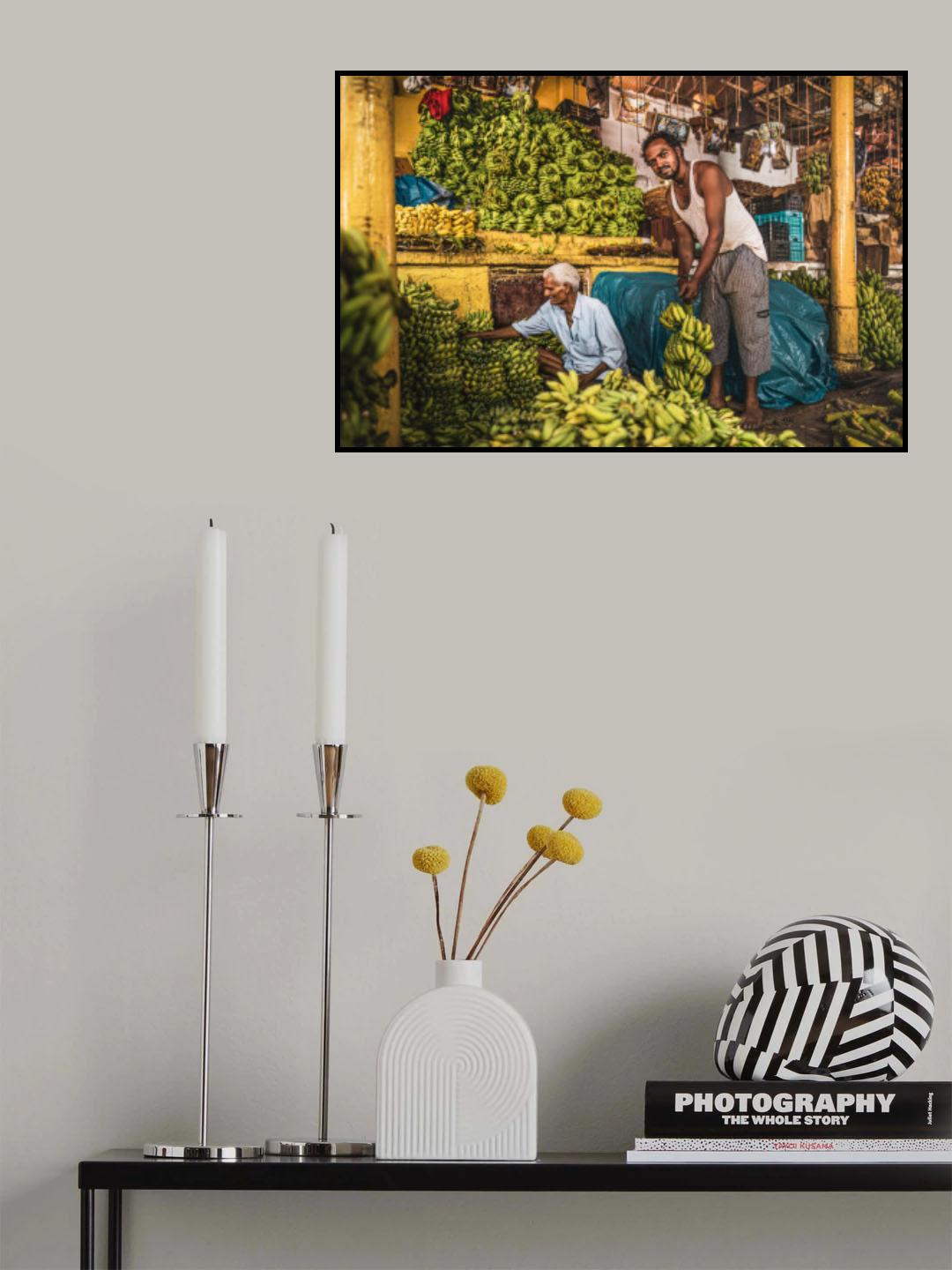 Banana's market Poster och Canvastavla