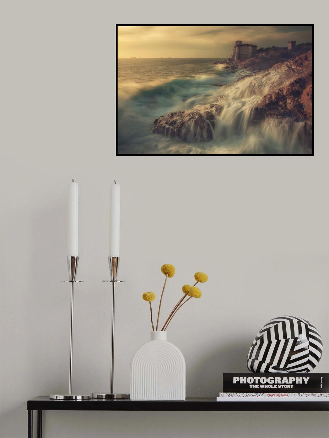 GOLDEN STORM Poster och Canvastavla