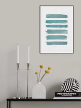 Ombre Turquoise Poster och Canvastavla