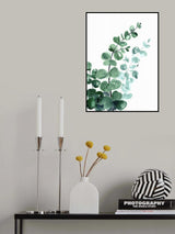 Watercolor eucalyptus bouquet Poster och Canvastavla