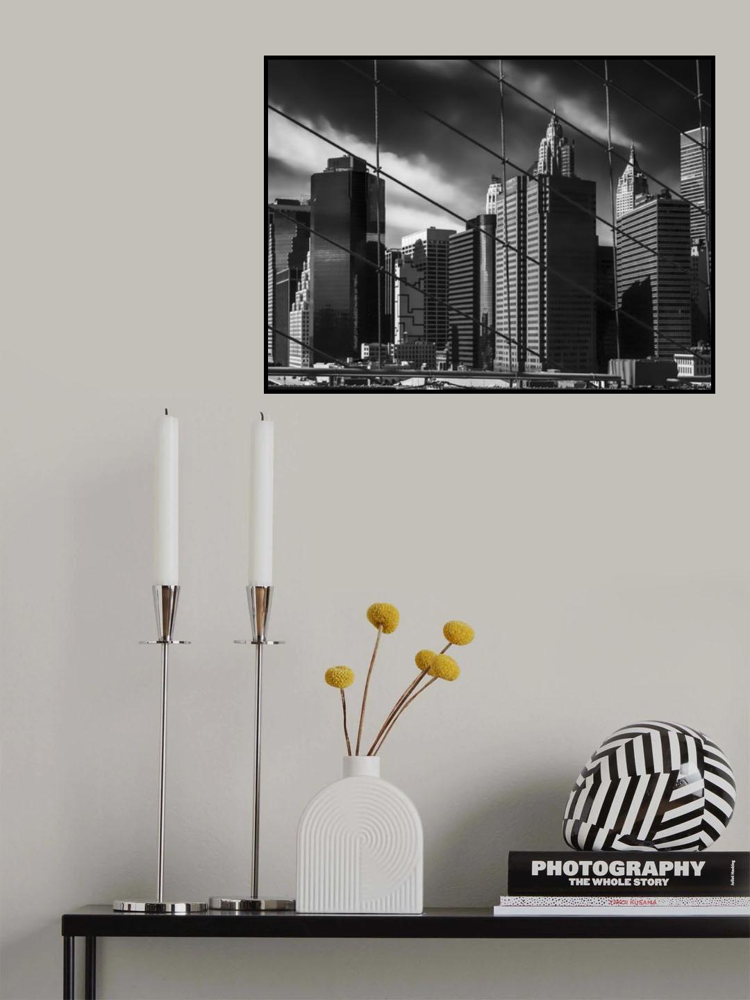 Seen from Brooklyn Bridge Poster och Canvastavla