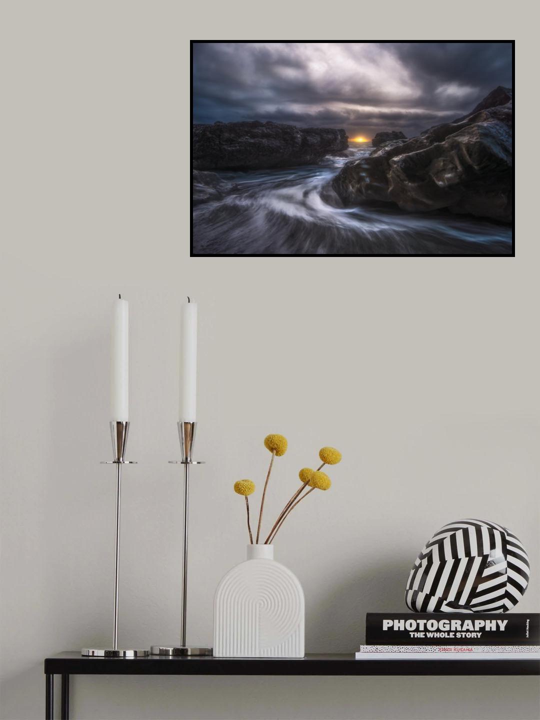 Explosion Poster och Canvastavla