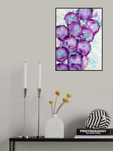 Icy Blooms Poster och Canvastavla