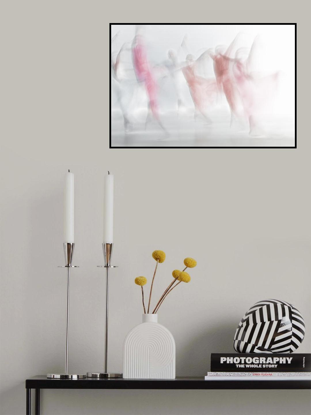 Red In Light 3 Poster och Canvastavla