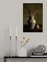 Dry flower and lotus pod Poster och Canvastavla