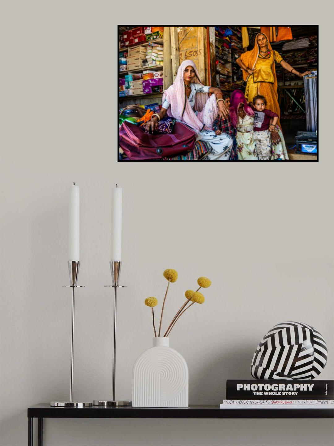 The gypsies of Rajasthan Poster och Canvastavla