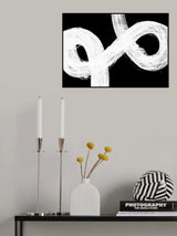 Negative Omega Poster och Canvastavla