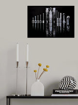 Metallical structure Poster och Canvastavla