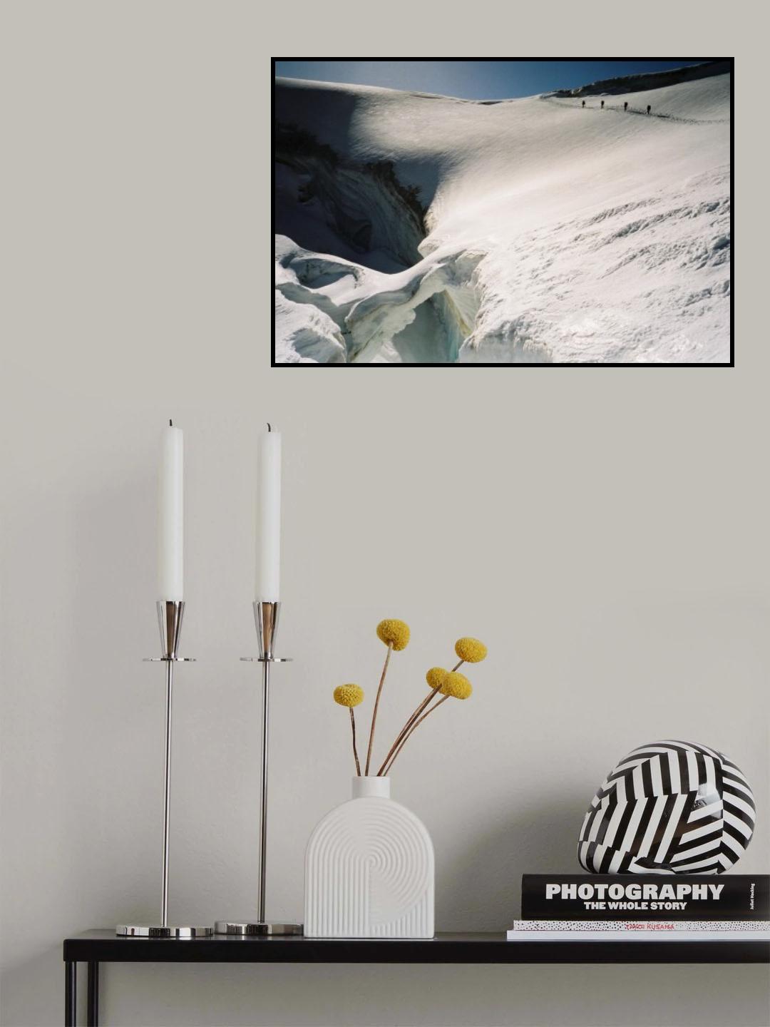 Up Piz Palü Poster och Canvastavla